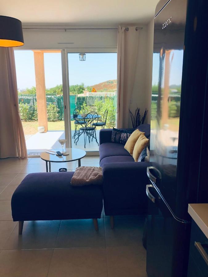 Mini-villa mitoyenne de type F2 proche Golfe de Lava Appietto Extérieur photo